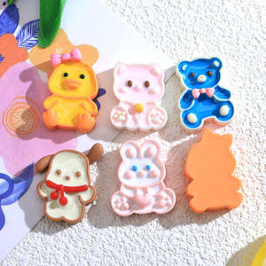 Liquidation bricolage goutte à goutte pince à cheveux mignon dessin animé Animal résine accessoires écologique coque de téléphone réfrigérateur autocollant <span class=keywords><strong>fait</strong></span> <span class=keywords><strong>maison</strong></span> - Product Image 2