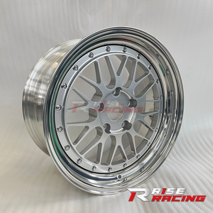 Jantes en alliage forgé RISE Custom 6061 légères, 2 pièces, 5x112 5x120, nouvelles, en aluminium, PCD 98 mm pour LM Lemans - Product Image 2