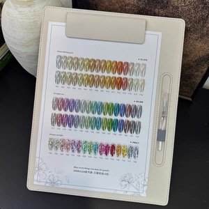 Ensemble de <span class=keywords><strong>poudre</strong></span> miroir chromée Uomeei 48 couleurs avec nuancier - <span class=keywords><strong>Kit</strong></span> de pigments pour nail art Aurora métallique - Product Image 4