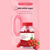 Permen Kunyah OEM Hawthorn Chicken Gizzard Gummies Label Pribadi, Pendukung Pencernaan, Rasa Buah Alami, Formula Khusus