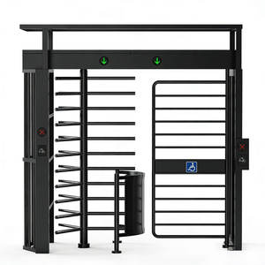 Torniquete de Seguridad Multifuncional para Parques de Atracciones, con Altura Completa, ADA, con Control de Acceso por Código <span class=keywords><strong>QR</strong></span> - Product Image 1