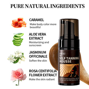 Mousse Autobronceador de Tono Natural Oscuro Sunshine de Marca Privada, Espuma Autobronceadora - Product Image 2