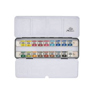 Phoenix-pintura portátil hecha a mano, conjunto de acuarelas sólidas de 18 colores, venta al por mayor - Product Image 2