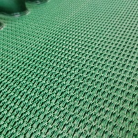 Bande transporteuse en PVC vert à surface rugueuse pour machines d'emballage et séparateurs magnétiques