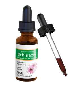 Extratos de Ervas Personalizados em Gotas OEM/ODM, Apoio Imunológico com Equinácea e Goldenseal para Adultos, Seguro, Não Indicado para Gestantes - Product Image 5