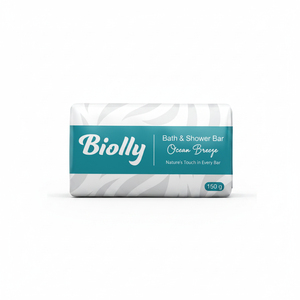 Jabón en Barra Biolly 150 Gramos Aroma Brisa Marina - Ultra Refrescante con Minerales Marinos y Fragancia Duradera - Product Image 2