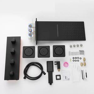 Puerta de Ducha Moderna sin Marco de Vidrio Templado Duradero de 8 MM con Acabado Cepillado de Acero Inoxidable para Baño, Garantía de 3 Años para Hoteles - Product Image 4