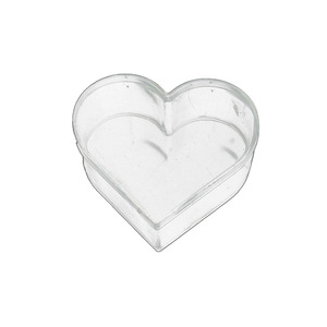 Boîte de rangement de bureau pour cosmétiques Bijoux en acrylique transparent en cristal <span class=keywords><strong>et</strong></span> boîte Ps en forme de cœur pour le <span class=keywords><strong>maquillage</strong></span> des soins de la peau <span class=keywords><strong>et</strong></span> le rangement des sacs en bois - Product Image 1