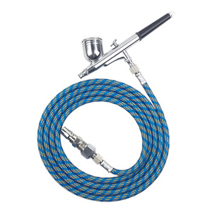 Manguera de aerógrafo a compresor de aire de 1.8 metros, azul, alimentación por gravedad para pistola pulverizadora - Product Image 1