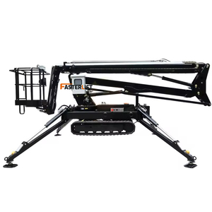 12M 14M 16M 18M DIESEL Xăng Powered thủy lực trên không Nâng Nền tảng có thể điều chỉnh Crawler theo dõi Spider Boom Lift - Product Image 3