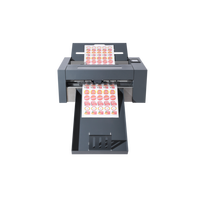 Máquina Cortadora de Etiquetas Adhesivas A3+ con Alimentador Automático, Máquina Cortadora de Vinilo con Motor Servo de Doble Cabezal, Máquina Cortadora de Pegatinas, Plotter de Corte