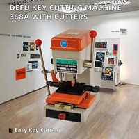 Machine à tailler les clés de voiture Defu 368A avec un ensemble complet de fraises pour la fabrication de clés et lecteur de code 368A, outils de serrurier