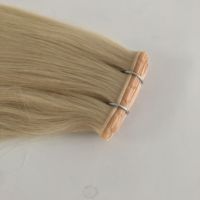 Extensions de cheveux papillon XO en stock, extensions de cheveux humains vierges russes couleur blond argenté SDD NoTangle