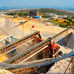 Unbemannte Bergbau-Aggregatligne 600 TPH für Offene Bergwerke im Nahen Osten Gabbro-Verarbeitung Ferngesteuerte Bedienung - Product Image 2