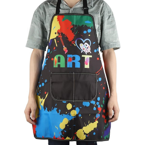 Delantal de pintura con bolsillos, delantales de artista, regalos, regalo de amante del arte para profesor de arte, estudiante, <span class=keywords><strong>pintor</strong></span>, delantal impermeable - Product Image 4