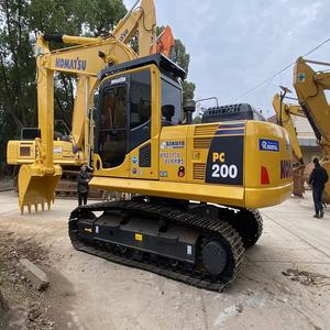 Venta caliente Japón Importado Komatsu PC200 Excavadora de segunda mano Precio bajo Excavadora usada Marca japonesa Komatsu en venta - Product Image 1
