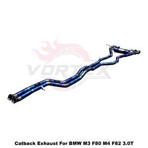 ระบบท่อไอเสียไทเทเนียมแบบวาล์ว Vortex Equal Length สำหรับ BMW M3 F80 M4 F82 F83 S55 เพิ่มประสิทธิภาพการแข่งขัน - Product Image 4