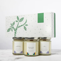 Bestseller Anpassbares Angebot 3-teiliges Aroma Kerzen Sojawachs Bedrucktes Logo Dekorations-Geschenkbox Duftkerzen Luxus-Set