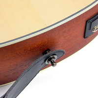 Boutons de verrouillage de sangle de sécurité en métal broches d'extrémité verrouillage de sangle de guitare avec vis de montage pour guitare acoustique électrique, basse, ukulélé