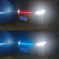 Super Bright Hood Light Drl Led bar 150 180 cm Blanc Couleur Ultra Mince Flexible Led Strip Light Car Start Scan Type