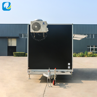 Camion de restauration rapide de haute qualité Chammp entièrement équipé pour la vente de pizzas et de hamburgers, logistique professionnelle haute performance
