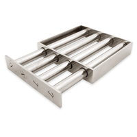 Grille magnétique industrielle de séparation pour poudre, 12000 Gauss, 400x400mm, facile à nettoyer