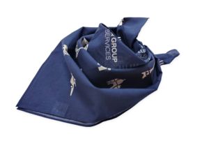 Venta al por mayor personalizado 9088 tela de algodón cuadrado pantalla Impresión digital bufanda OEM diseño personalizado logotipo personal Bandana - Product Image 5