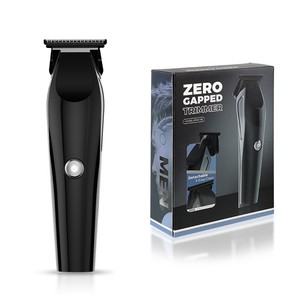 Recortadora Zero Gapped con Cuchillas Desmontables de Acero Inoxidable, Batería Interna de 1000mAh, Modelo Recargable para Corte de Cabello Masculino - Product Image 1