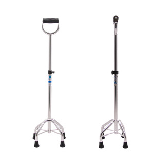 Bâton de marche à quatre pieds Fukangrui en alliage d'aluminium léger pour la randonnée en extérieur - Product Image 2