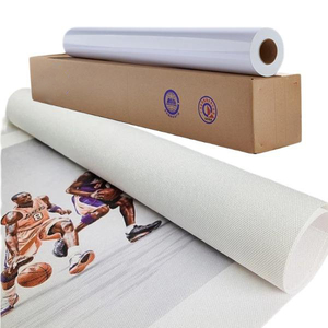 Rouleau de toile en polyester pour impression jet d'encre, rouleau de toile numérique en polyester pour impression jet d'encre - Product Image 2