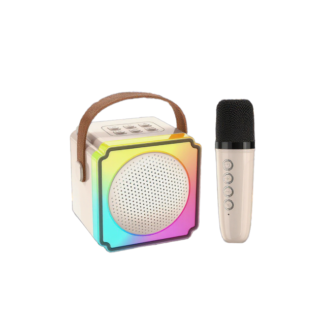 Ali Baba P8 for Karaoke Speaker Set with LED Microphone Woofer for Outdoor Use & Holiday Entertaining Fun Add-On Gifting