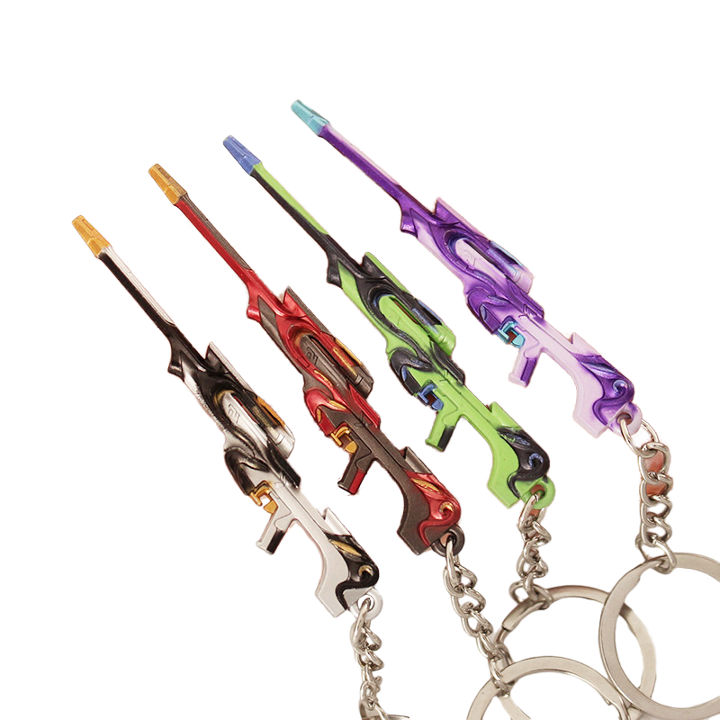 Wholesale Valorant Key Chains Metal Gun
