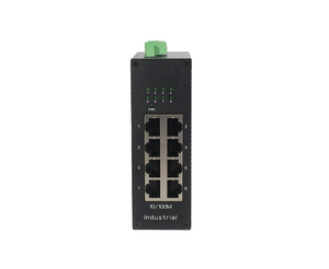 สวิตช์อีเธอร์เน็ตอุตสาหกรรม 8 พอร์ต IEEE802.3af/at รองรับไฟ DC12-57V ความเร็ว 10/100Mbps แบบ Unmanaged สำหรับกล้องวงจรปิด - Product Image 2
