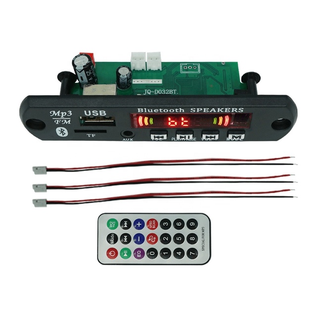 Amplifier 3W 3W DC 5V-32V JQ Factory Hotsale Black Mini MP3 Player Bluetooth Power Amplifier Module for Portable Speaker