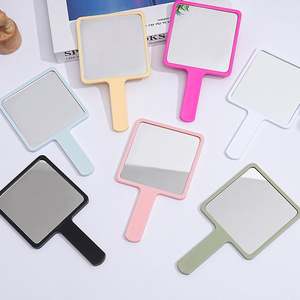 Espejo de Maquillaje Portátil HD con Mango Redondo, Espejo de Belleza Cuadrado Pequeño para Llevar - Promocional - Product Image 3