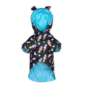 Produsen katun pakaian Anjing khusus jas hujan piyama Hoodie anjing desain baru warna-warni - Product Image 2