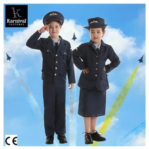 ODM vente entière haute qualité RAF pilote Costume pour enfants Cosplay uniforme Performance porter Halloween fête garçons RAF uniforme groupe d'âge enfants - Product Image 1