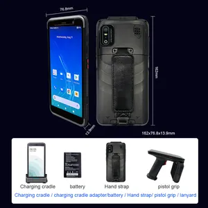 Rakinda cầm tay máy tính di động thu thập dữ liệu <span class=keywords><strong>PDA</strong></span> thiết bị đầu cuối Android 11 máy quét mã vạch NFC RFID PDAs - Product Image 5