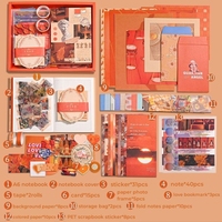 Set de Papelería DIY de Paul Cézanne, Nuevo, Caja de Regalo para Scrapbooking, Cuaderno A6, Cuaderno Clásico, Papel, Opción de Logotipo Personalizado