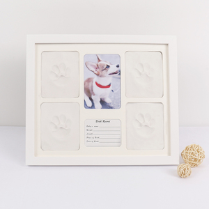 Kit DIY Tampon Encreur pour Empreintes <span class=keywords><strong>de</strong></span> Bébé Personnalisées – Décoration Créative pour la Maison en Bois Massif Imperméable avec Impression Numérique Photo - Product Image 4