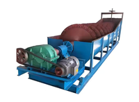 Laveuse à spirale robuste avec classificateur à vis pour le déslimpage de boue de minerai d'or et la séparation minérale