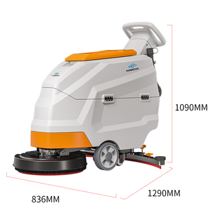 HANGCHA Wholesale <b>Walk</b>-Behind Motorized Floor Scrubber Restaurant Hotels Floor Scrubbing Sweeping <b>Machine</b> - Product Image 6
