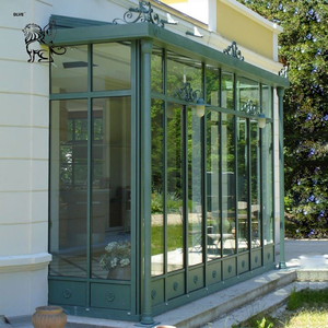 BLVE Design moderne Villa verre vert maison métal balcon solarium fenêtre en <span class=keywords><strong>fer</strong></span> <span class=keywords><strong>forgé</strong></span> serre fenêtre - Product Image 2
