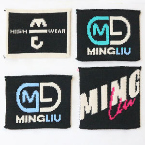 High Quality Custom Logo Cotton Woven <strong>Fabric</strong> Polyester <strong>Label</strong> Shirt Personalized Tags Embroidered Garment <strong>Labels</strong> for Clothing - Product Image 4