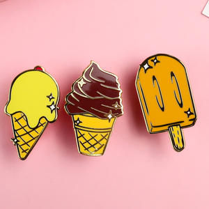 เข็มกลัดปกเสื้อแบบกำหนดเอง,เข็มกลัดอาหารเบอร์เกอร์ไอศกรีมเครื่องดื่มกาแฟหมุดเคลือบอาหารเข็มกลัดสำหรับผู้หญิงเครื่องประดับ - Product Image 6