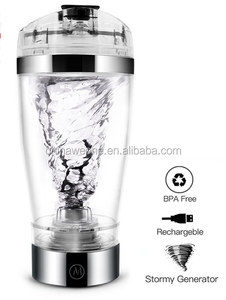 Máy Trộn Xoáy 16Oz USB Loại C Có Thể Sạc Lại Được Bán Chạy Cho Hỗn Hợp Protein, Bình Lắc Protein Điện Bằng Thép Không Gỉ - Product Image 4