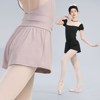 Shorts de danse respirants et confortables pour femmes et adolescentes, pantalons de sport actifs à taille plissée, pantalons de yoga, shorts de danse