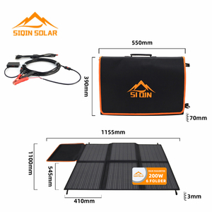 Le panneau solaire flexible convient à l'énergie solaire extérieure du panneau solaire portable en papier pliable 200W - Product Image 1