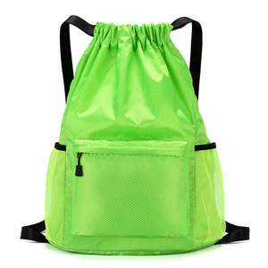 Nouveau <span class=keywords><strong>sac</strong></span> à dos à cordon de serrage pour les voyages, le basketball, les sports, la natation, l'entraînement et le rangement. - Product Image 4