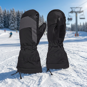 Gants de ski et de snowboard personnalisables pour hommes, femmes et enfants, gants isolés respirants et imperméables pour l'hiver - Product Image 4